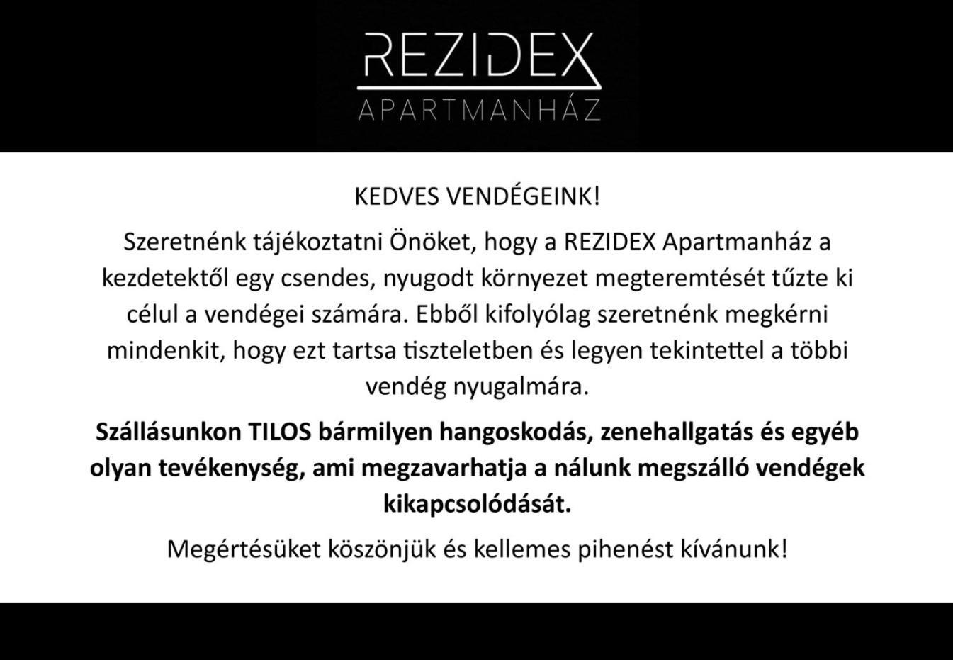 Rezidex Apartmanhaz Szeged Eksteriør bilde